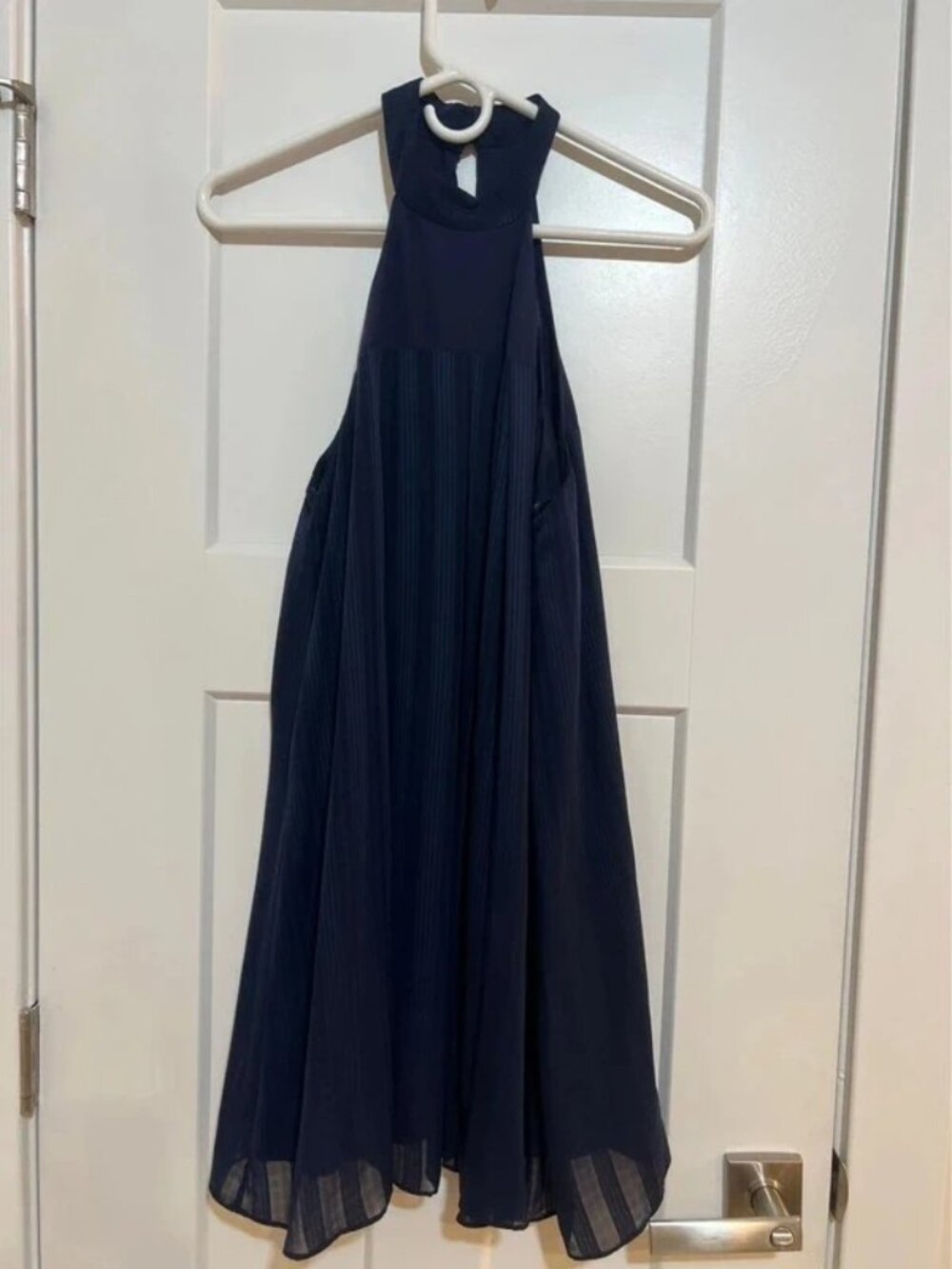 BCBG pleated mini dress